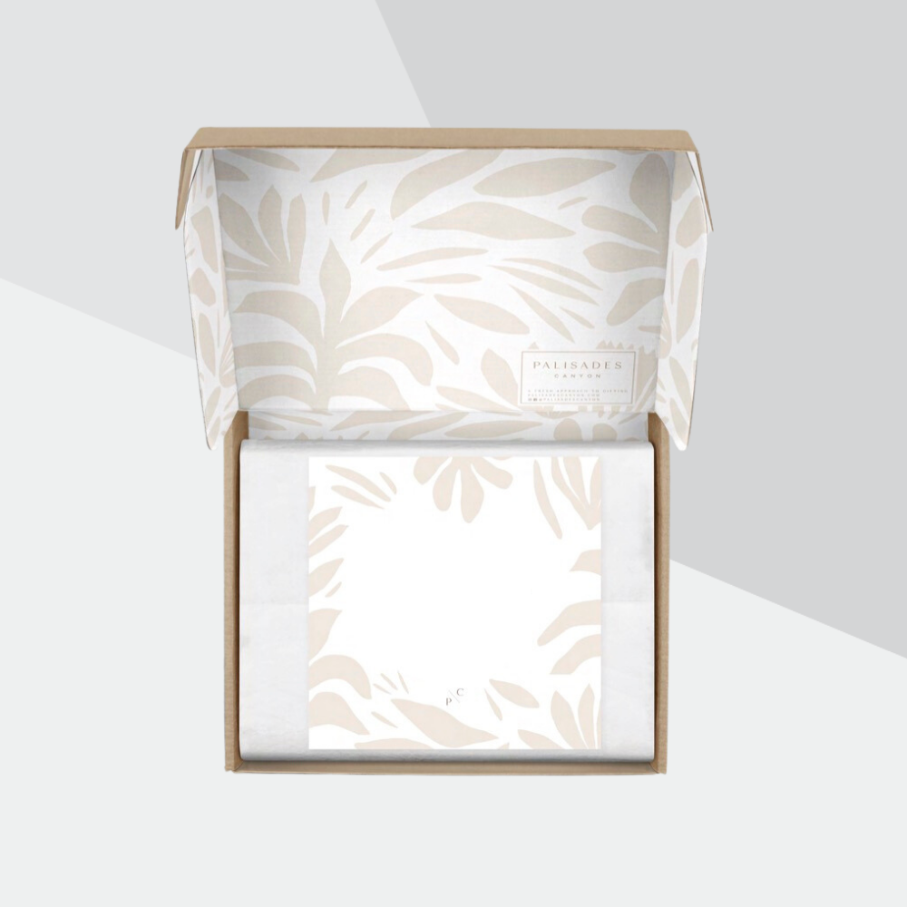 Signature Eco-Friendly Box with Patterned Interior